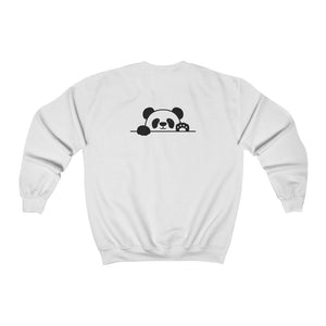 Urbana Couture Unisex Panda Crewneck Sweatshirt